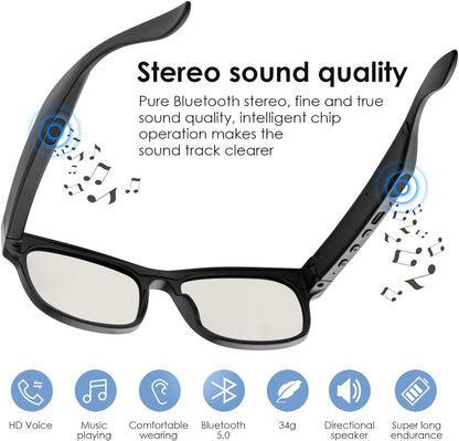 Smart Glasses Smart Audio Glasses Wireless Bluetooth Sunglasses Polarized Sunglasses IPX4 Waterproof