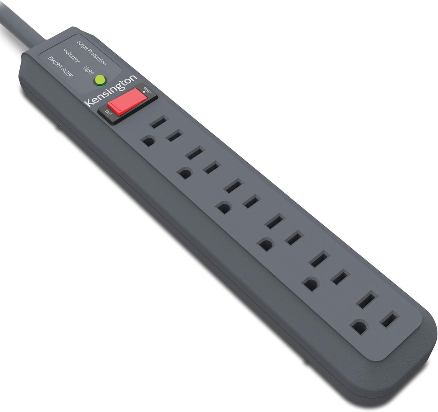 Guardian 6 Outlet Power Strip, 15Ft Surge Protector, 15-Foot Cord, 540 Joules, Black(K38215Na)