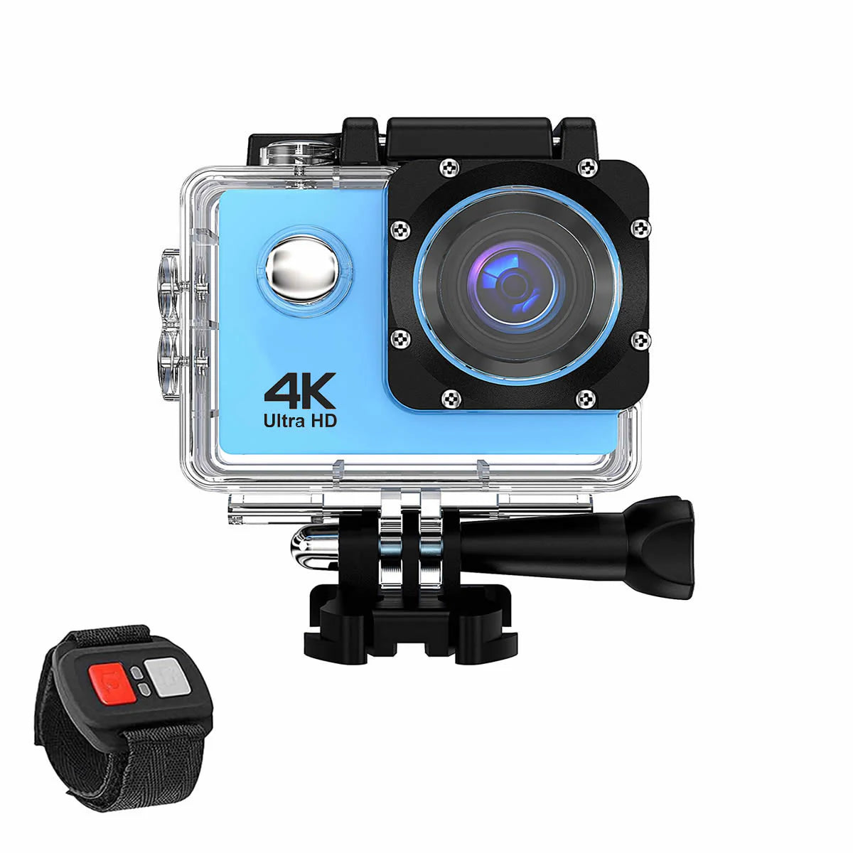 4K Waterproof All Digital UHD Wifi Camera + RF Remote and Accessories